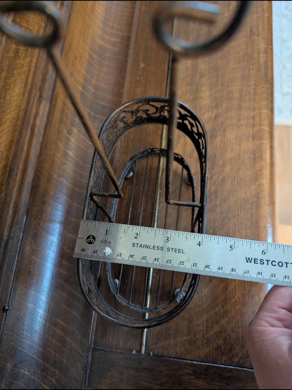 Ornate Metal Caddy Display Shelf Organizer